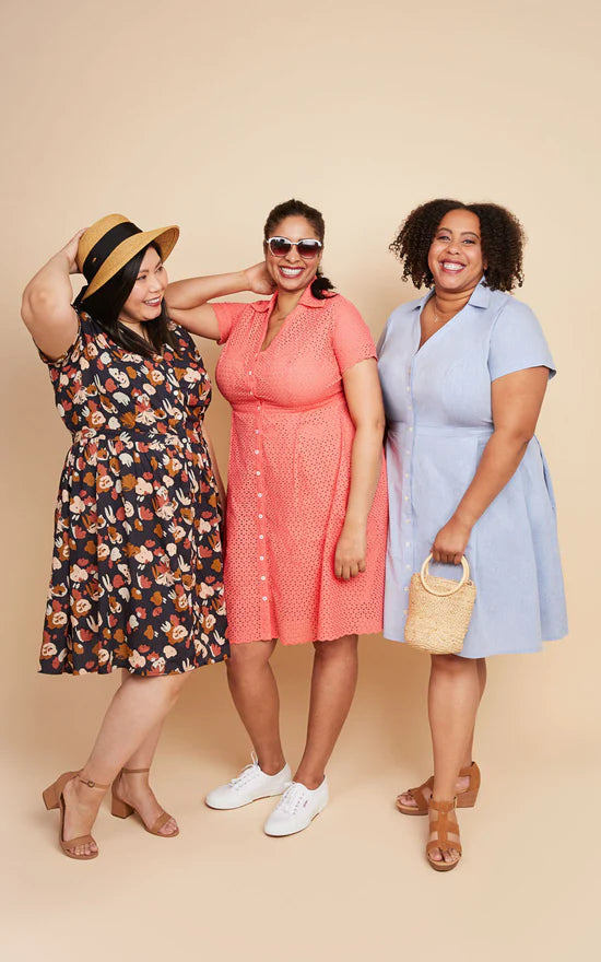 Lenox Shirtdress - Cashmerette Printed Pattern