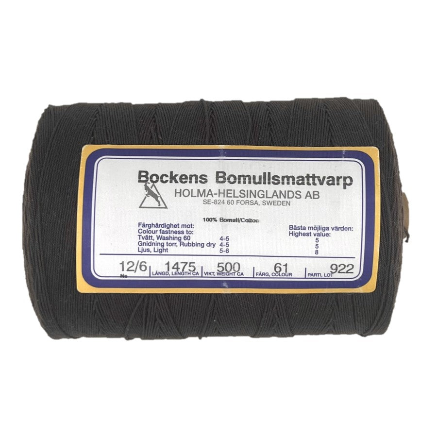 Bockens Rug Warp 12/6 Cotton by the ounce