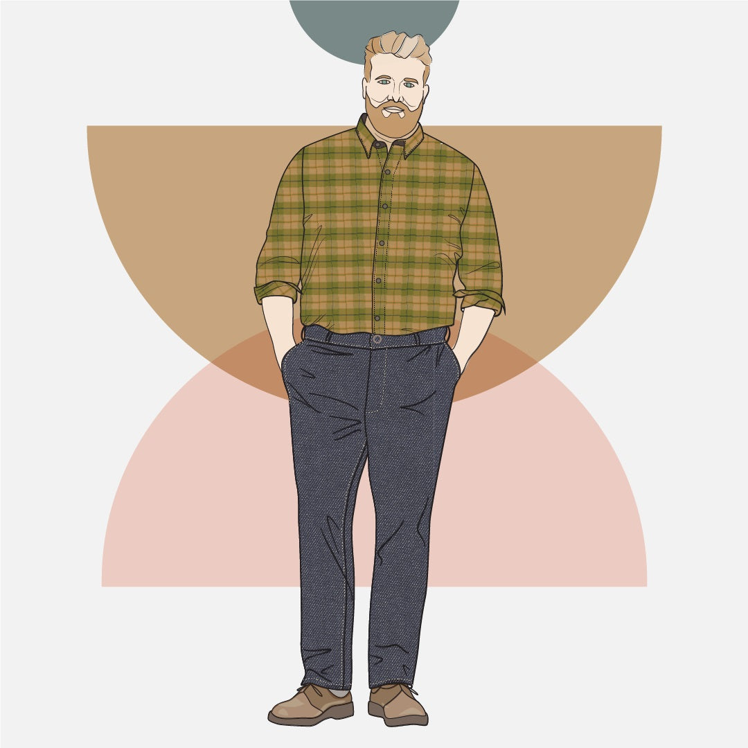 Quadra Jeans Pattern by Thread Theory