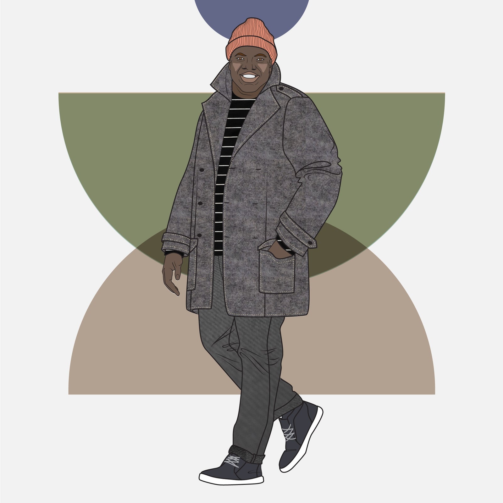Goldstream Peacoat Pattern by Thread Theory