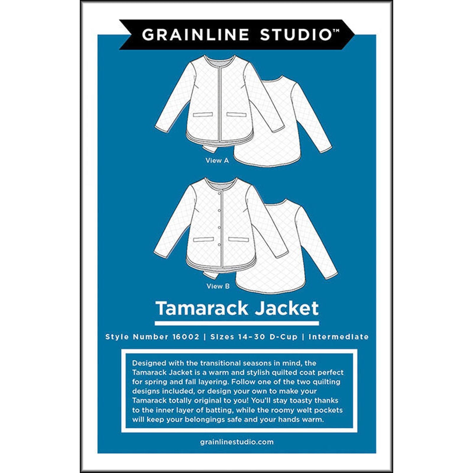 Tamarack Jacket  a Grainline Studio Sewing Pattern