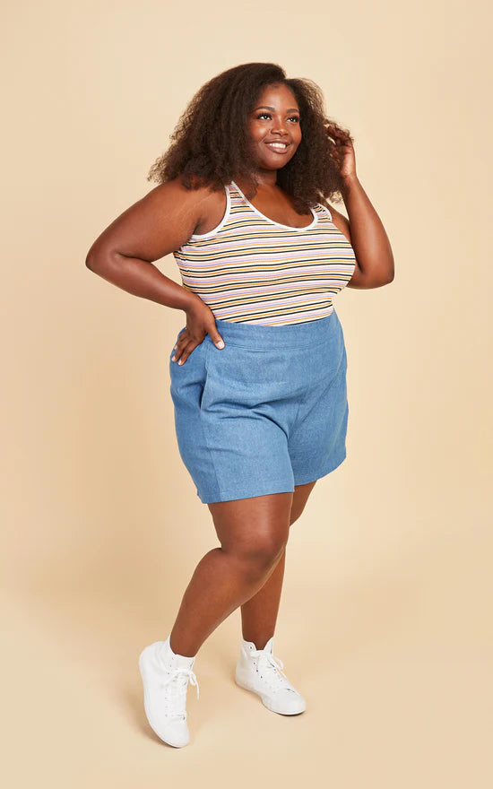 Calder Pants and Shorts - Cashmerette Printed Pattern