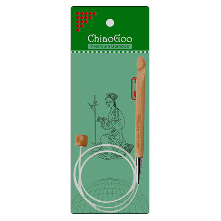 ChiaoGoo Premium Bamboo & Metal Crochet Hook