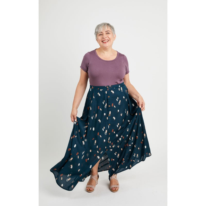 Holyoke Maxi Dress - Cashmerette Printed Pattern