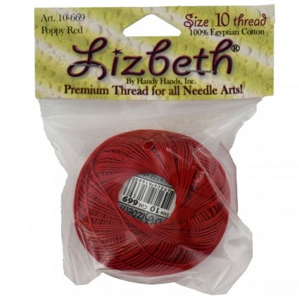 Size 80 Lizbeth Tatting Thread, Cotton Crochet, Tatting and Bobbin