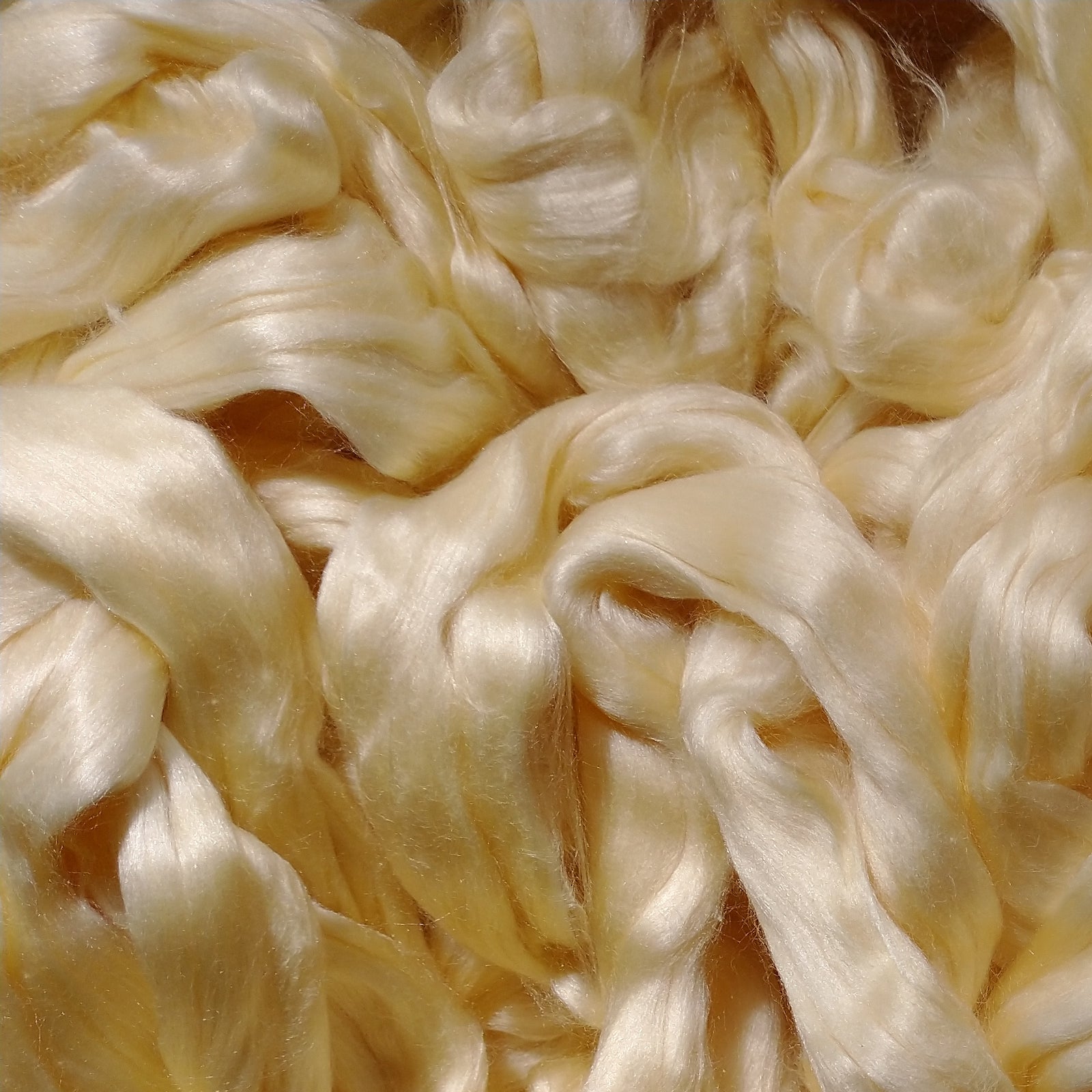 Natural Yellow Mulberry Silk Top