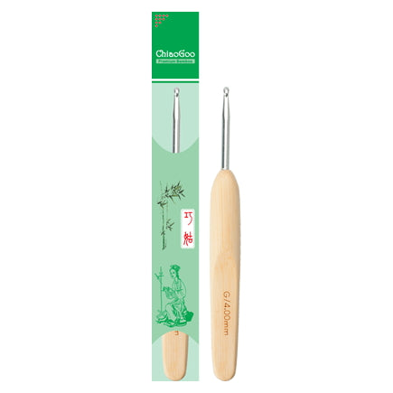 ChiaoGoo Premium Bamboo & Metal Crochet Hook