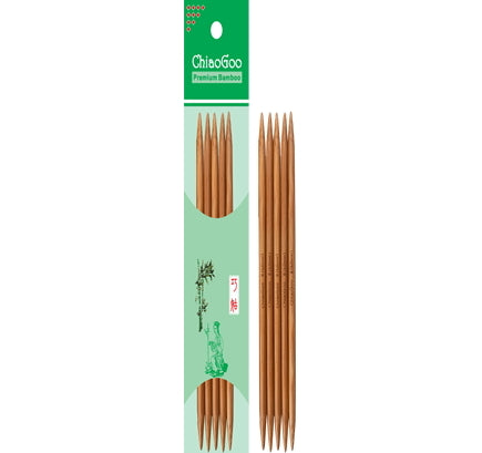 ChiaoGoo 6" Patina Double Point Needles
