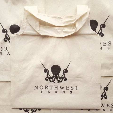 Northwest Yarns Silk-Screened Project Bag