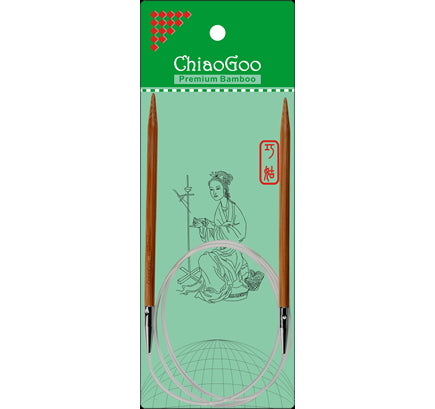 ChiaoGoo Bamboo 40 Circular Knitting Needles 7