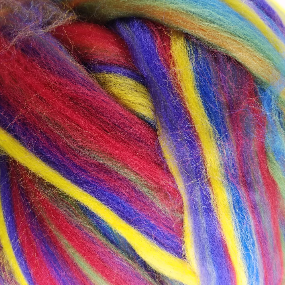 Blended Dyed Merino Top