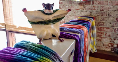 Hand Painted Yarn Dyeing