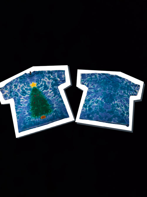 Tie Dye Christmas Trees