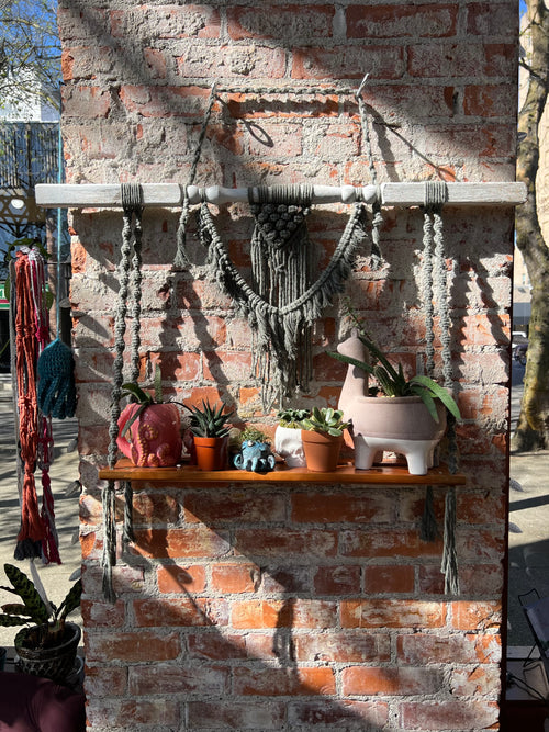 Intermediate Macramé Shelf