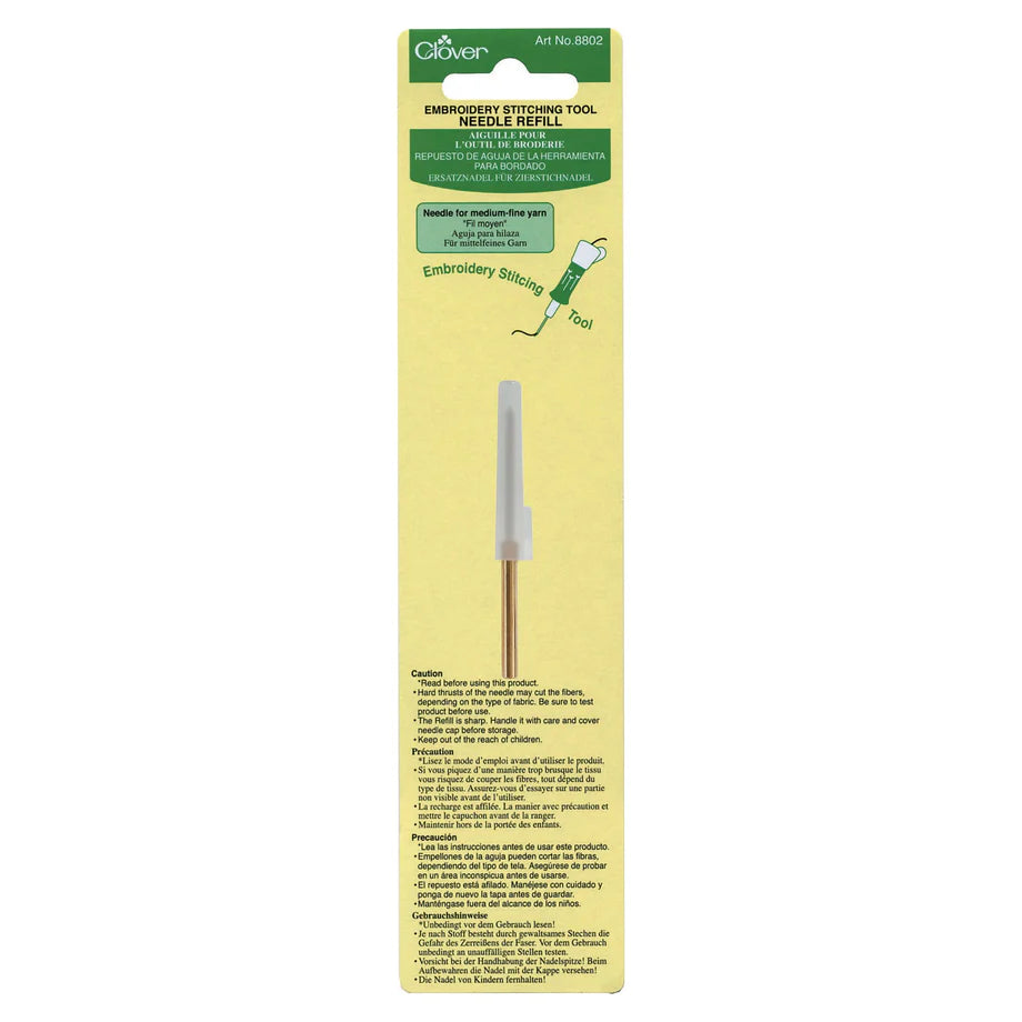Clover Embroidery Stitching Tool Needle Refills