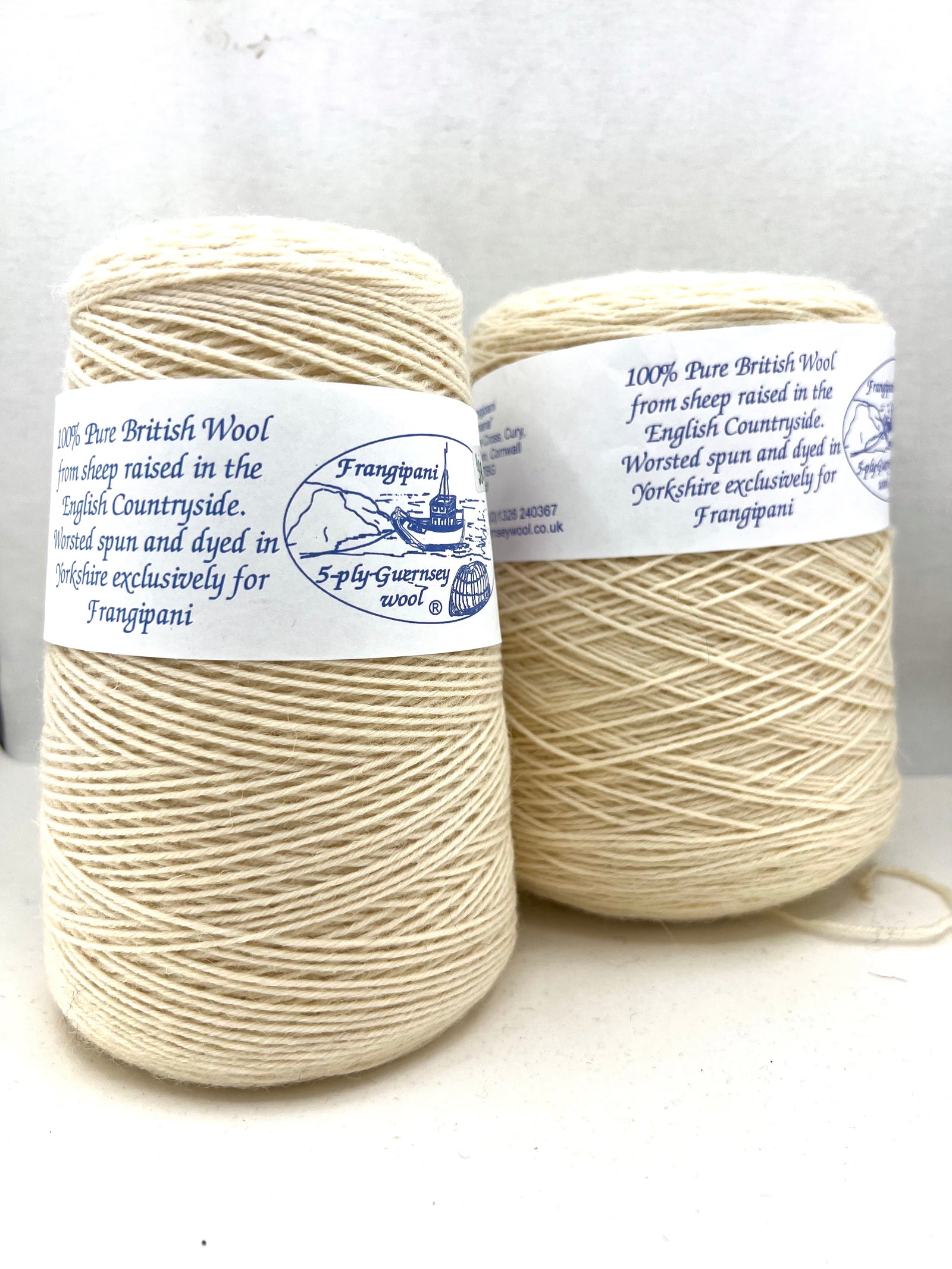 Frangipani Traditional Guernsey Wool Cones