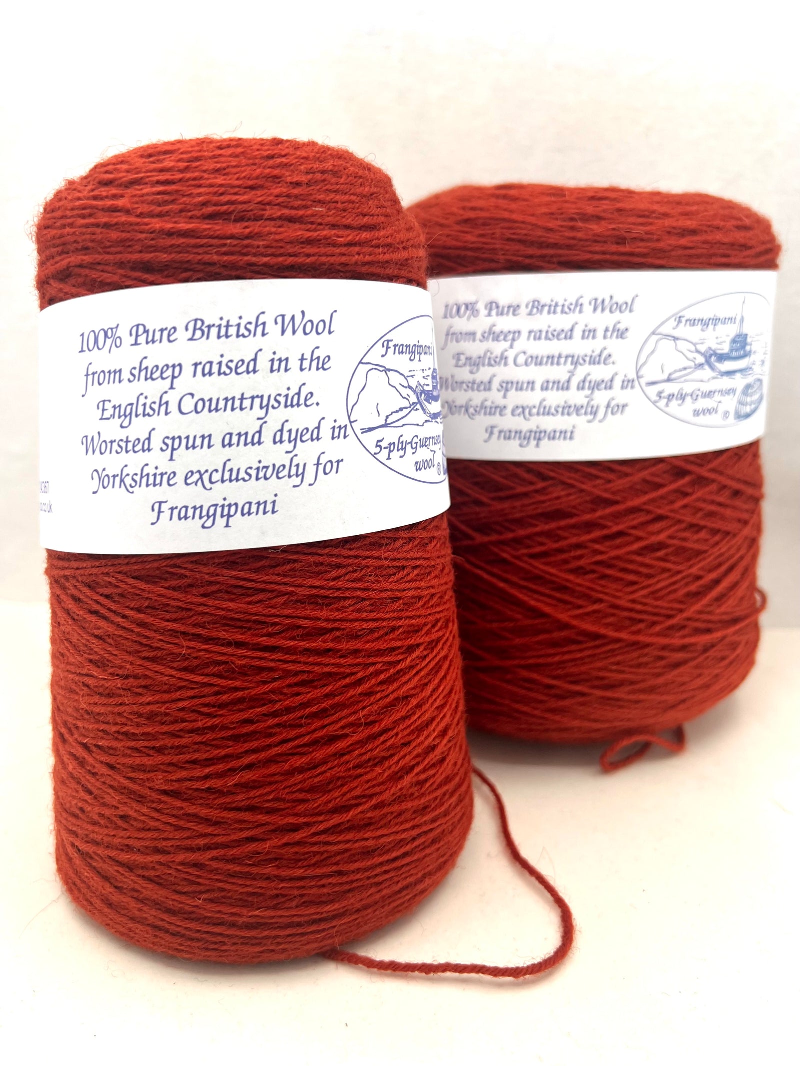 Frangipani Traditional Guernsey Wool Cones