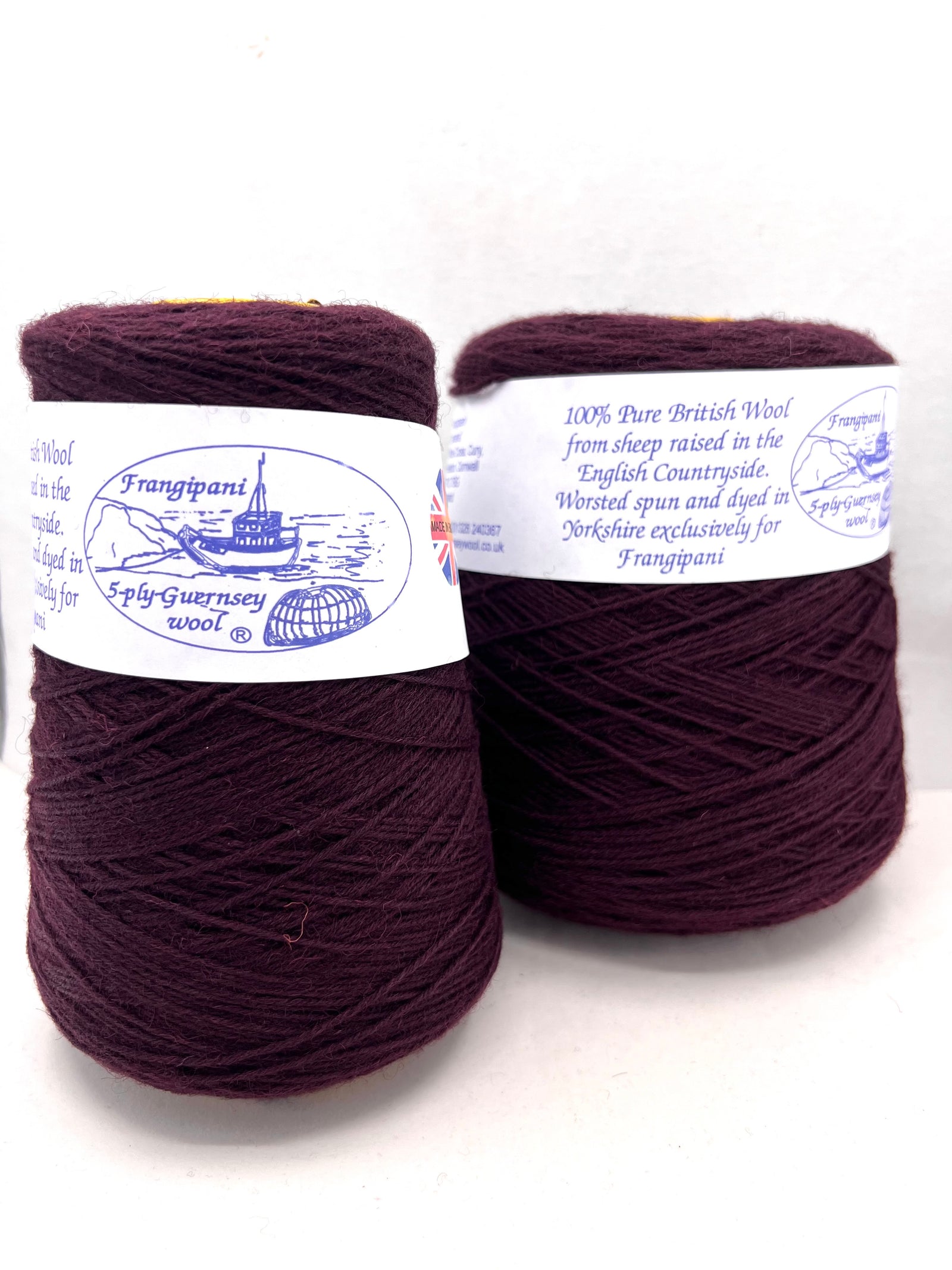 Frangipani Traditional Guernsey Wool Cones