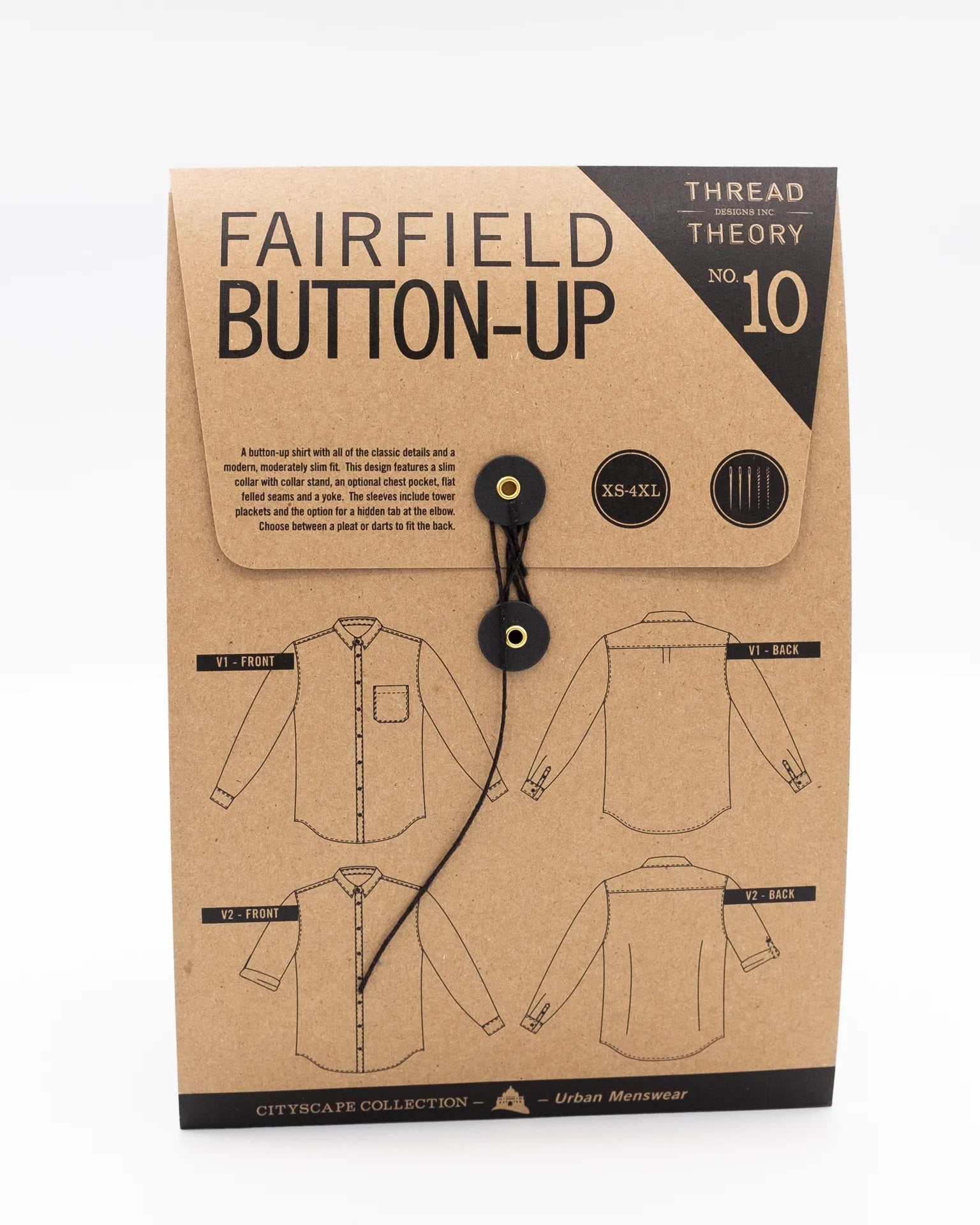 Fairfield Button Up Pattern by Thread Theory