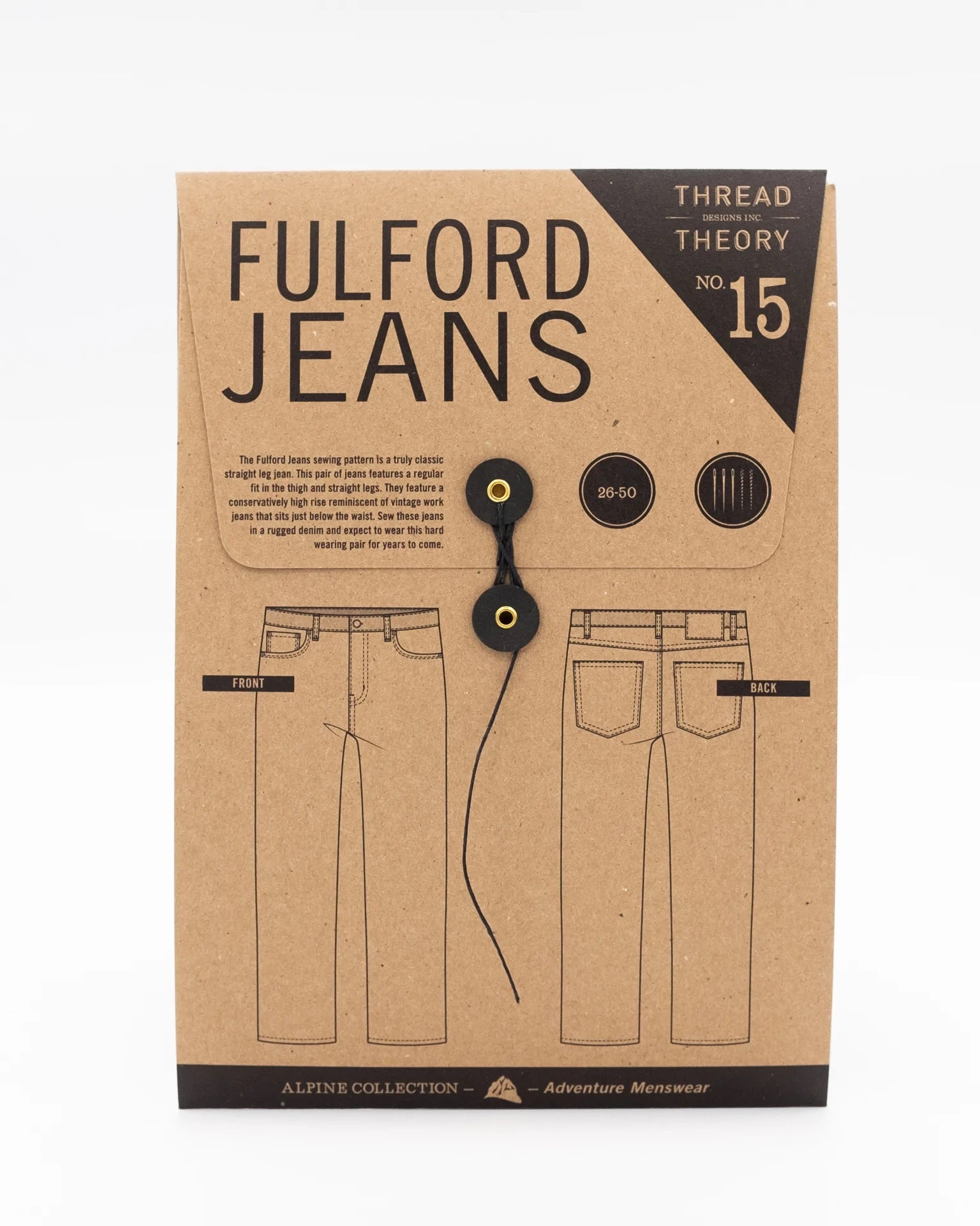 Fulford Jeans pattern by Thread Theory