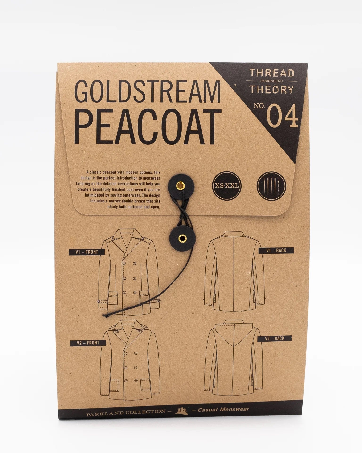 Goldstream Peacoat Pattern by Thread Theory