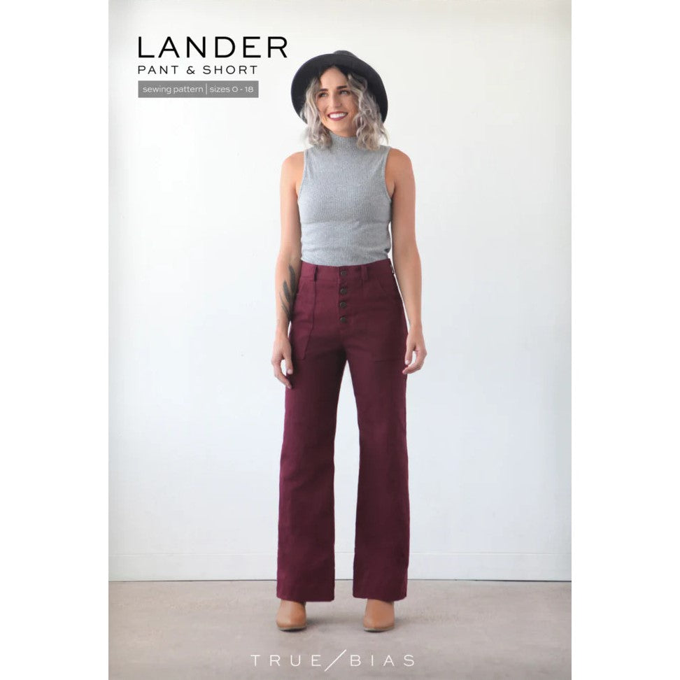 Lander Pant a True Bias Sewing Pattern
