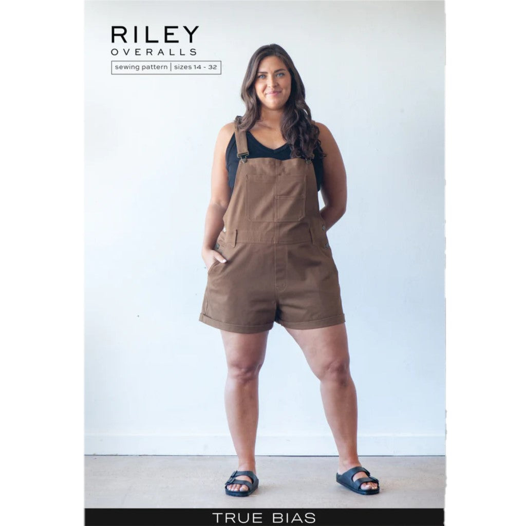 Riley Overalls a True Bias Sewing Pattern