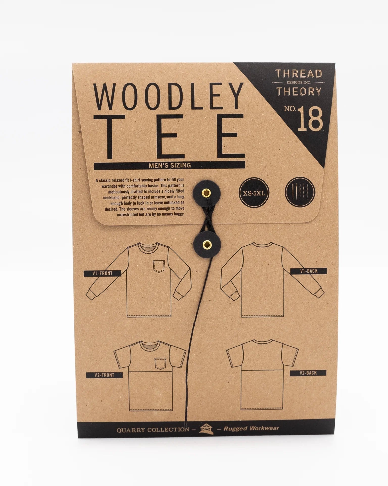 Woodly Tee Pattern by Thread Theory