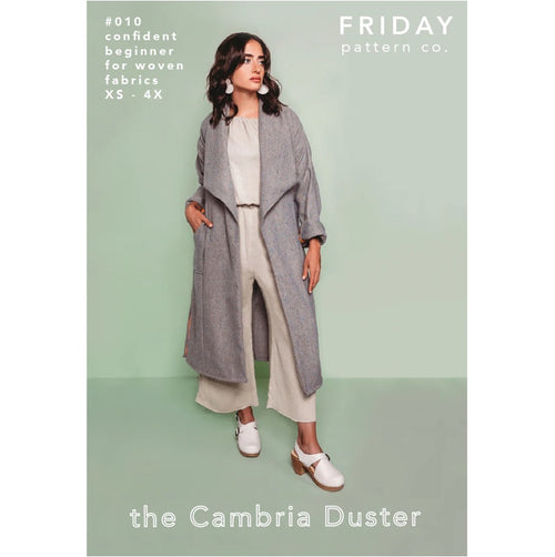 Cambria Duster a Friday Pattern Co. Sewing Pattern