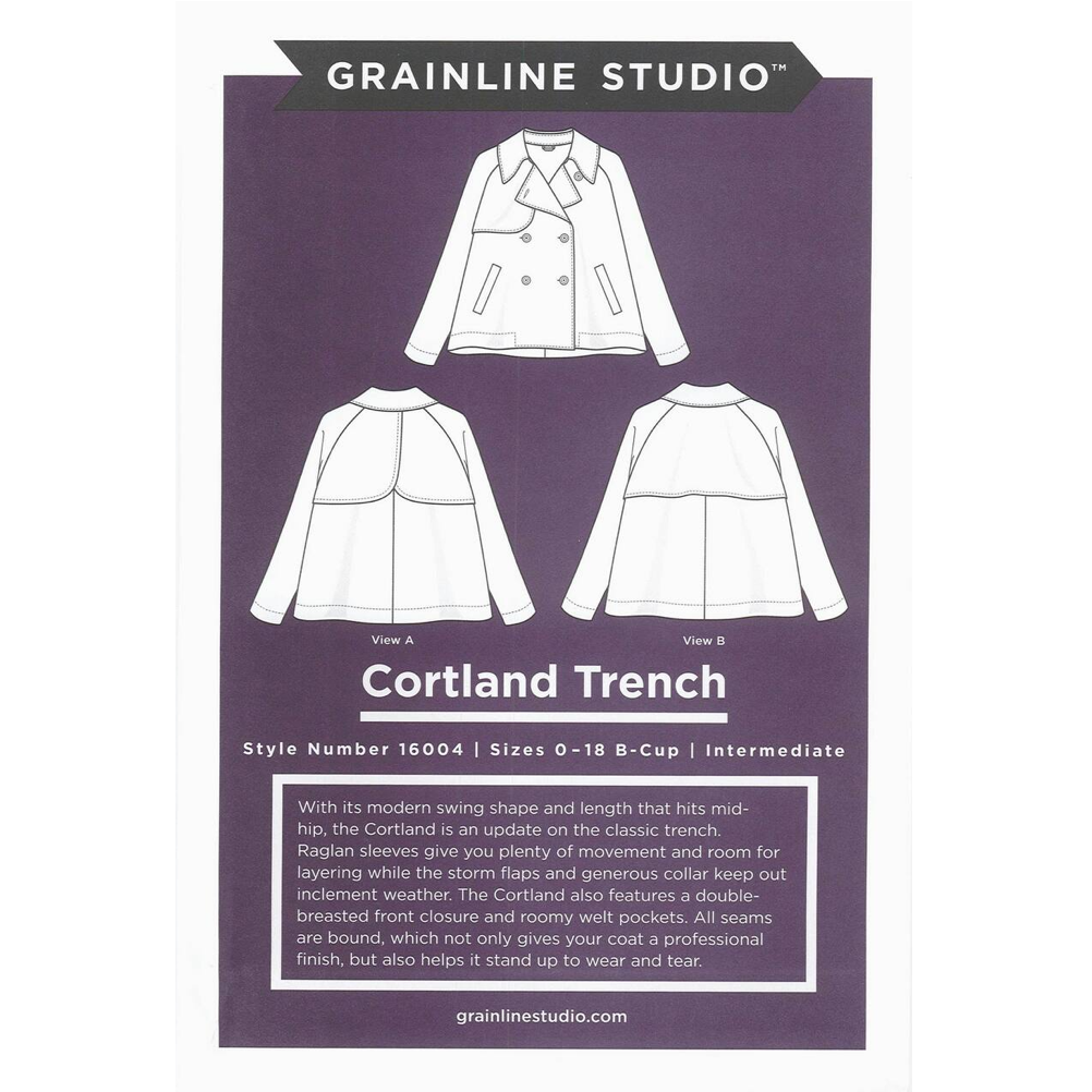 Cortland Trench a Grainline Studio Sewing Pattern