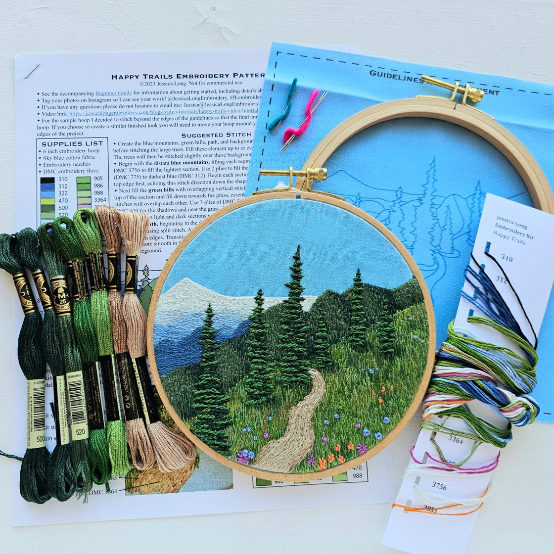 Jessica Long Embroidery Kits