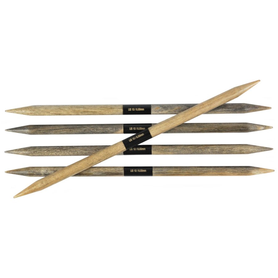Lykke 8" Driftwood Double Point Needles
