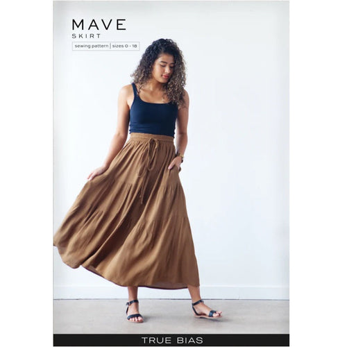 Mave Skirt a True Bias Sewing Pattern