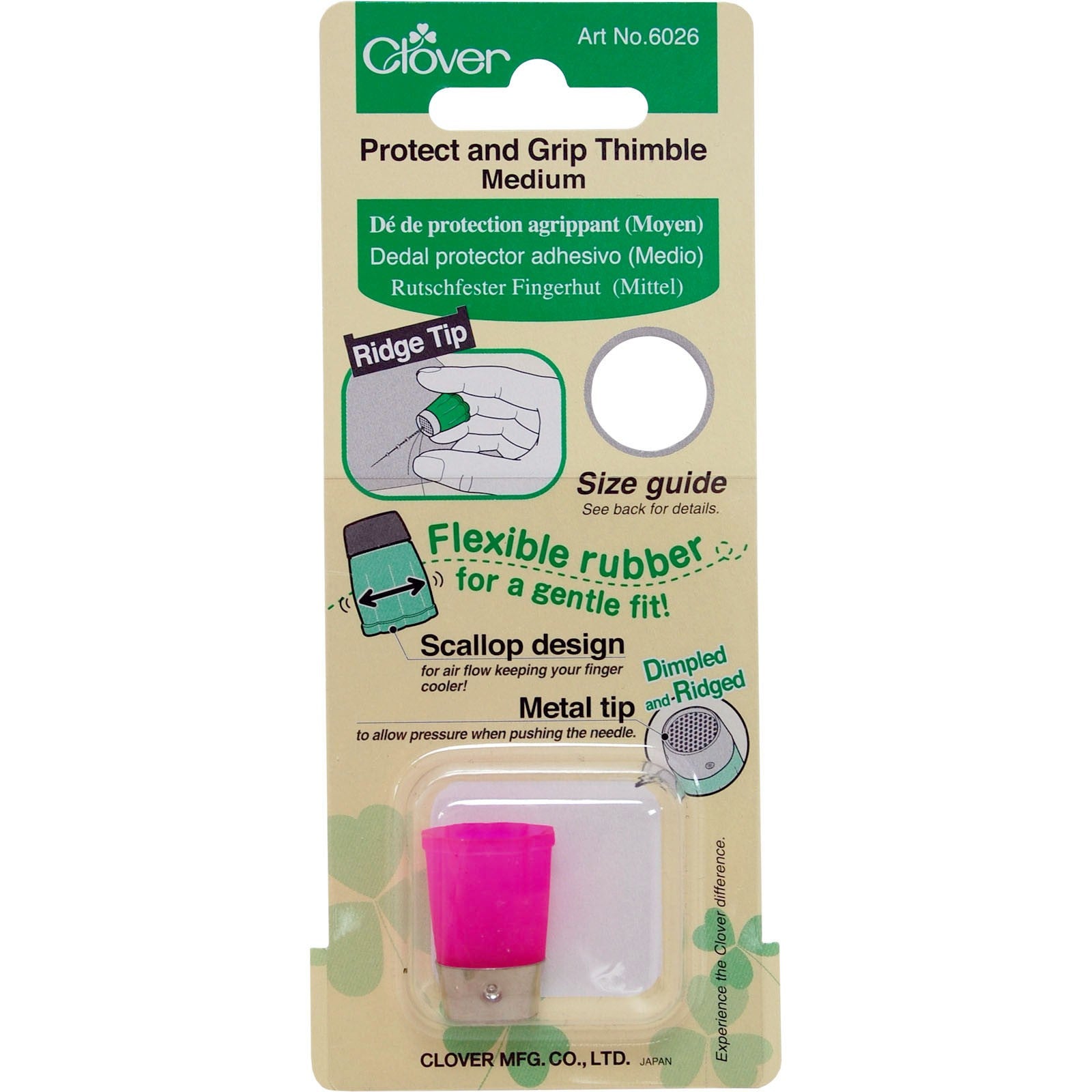 Protect n Grip Thimble Clover