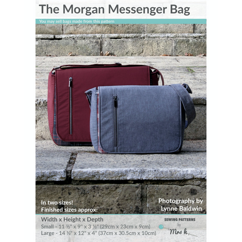Morgan Messenger Bag a Mrs H Sewing Pattern