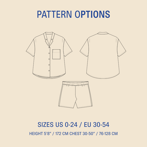 Summer Shorts sewing pattern