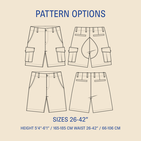 Summer Shorts sewing pattern