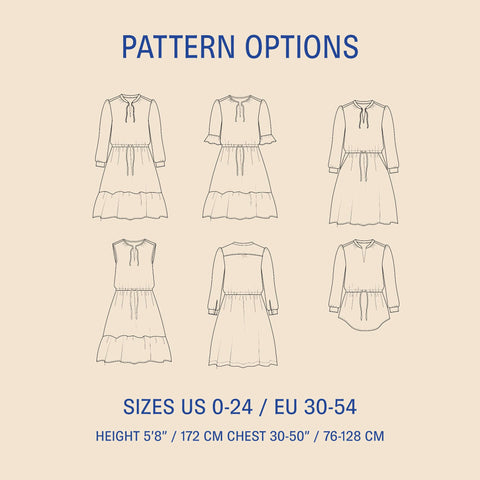 ZW Gather Dress - PDF Pattern