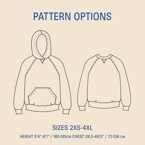 Kids Hoodie sewing pattern