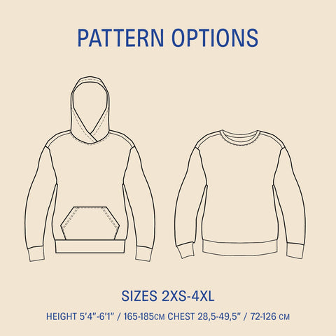 Kids Hoodie sewing pattern