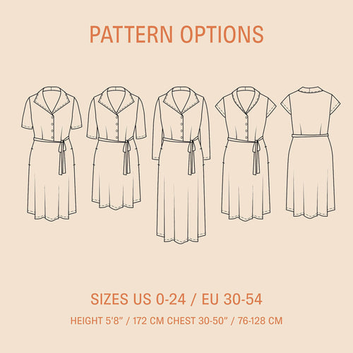 Marianne Dress Sewing Pattern Wardrobe By Me