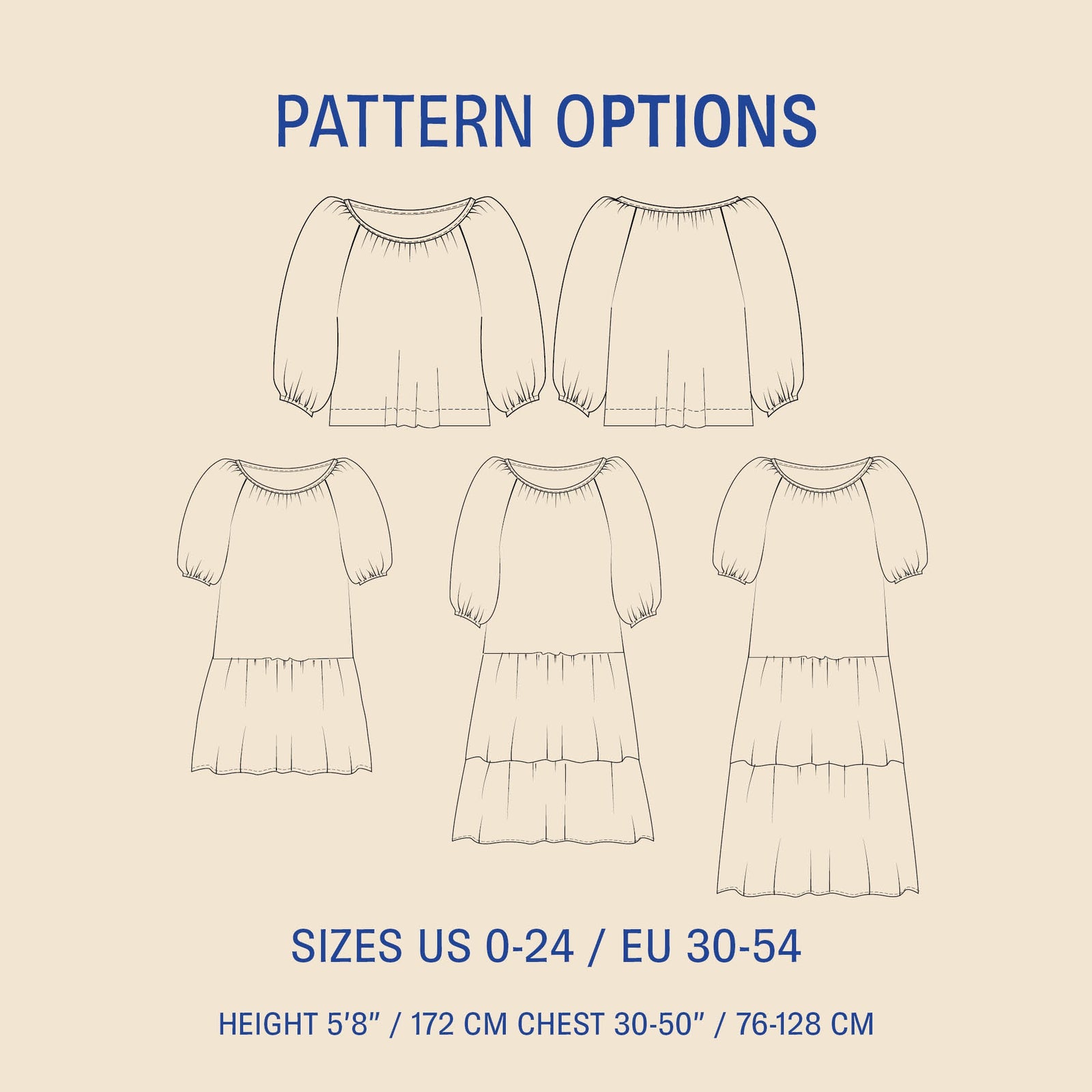 Moira blouse Sewing Pattern