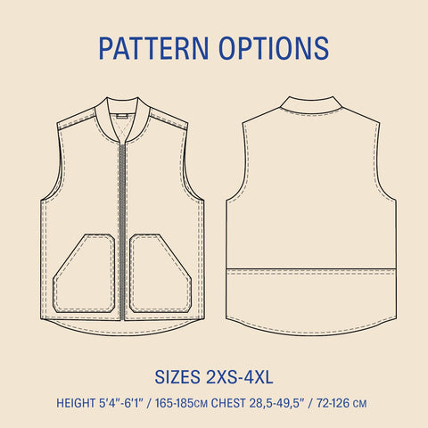 Pika Vest Sewing Pattern