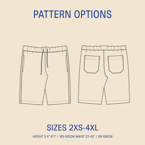 Summer Shorts sewing pattern