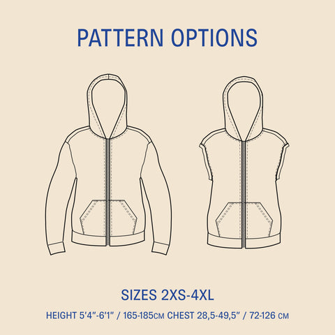 Kids Hoodie sewing pattern