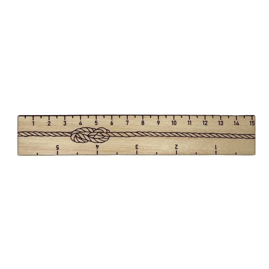 Northwest Yarns 6-inch/15cm Wood Ruler