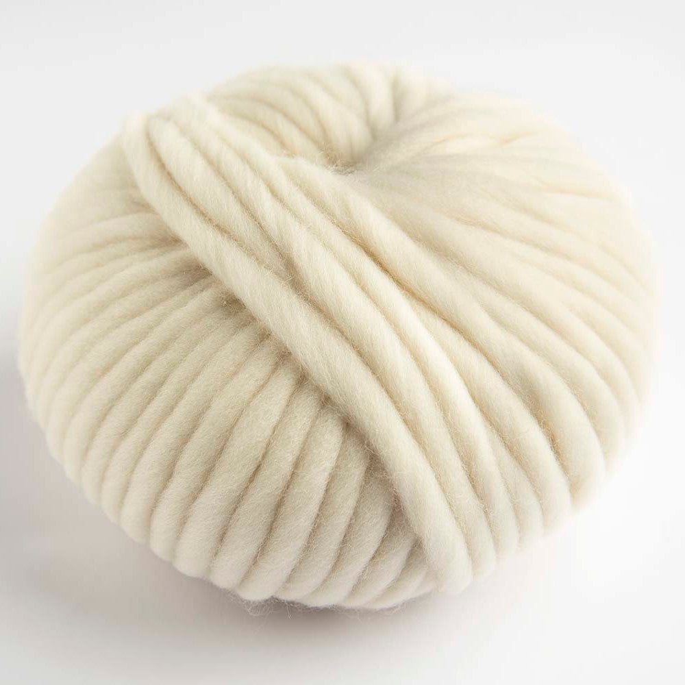 Jacob Wool Yarn, Natural Color Off White