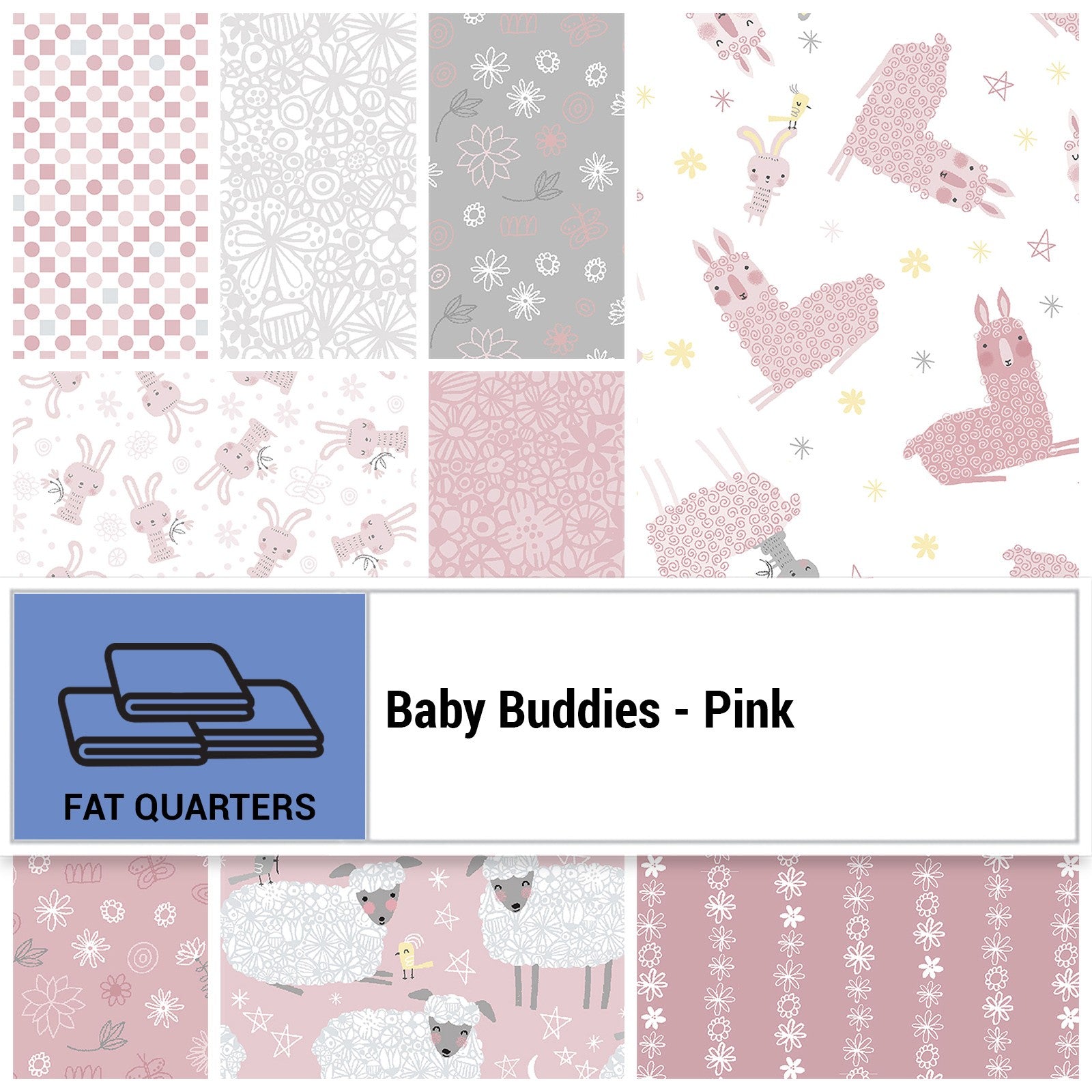 Baby Buddies Fat Quarter Bundles (9 pcs)