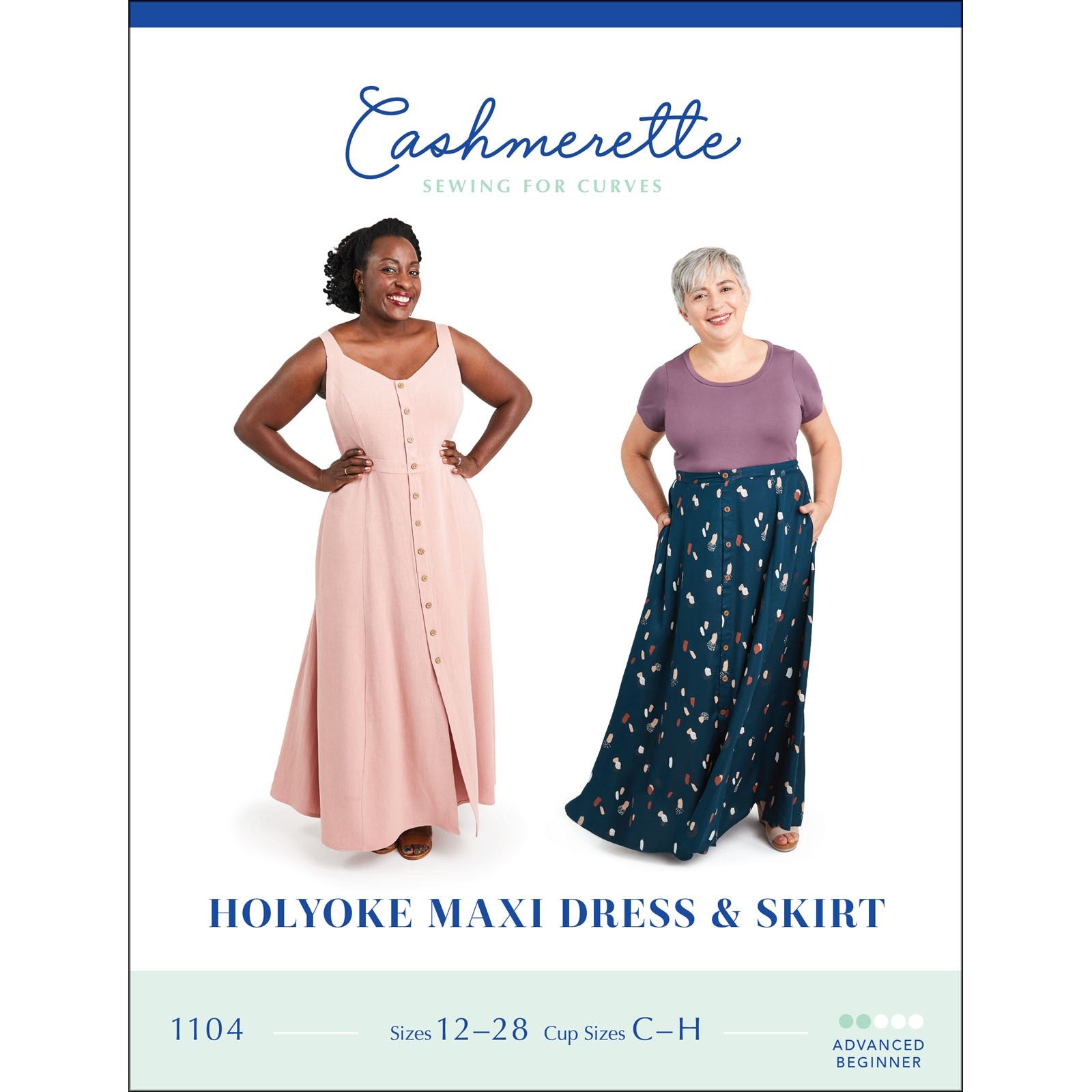 Holyoke Maxi Dress Cashmerette Printed Pattern