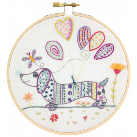 un chat dans l'aiguille Embroidery Kits